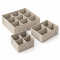GridFold Fabric Drawer Organizer Set