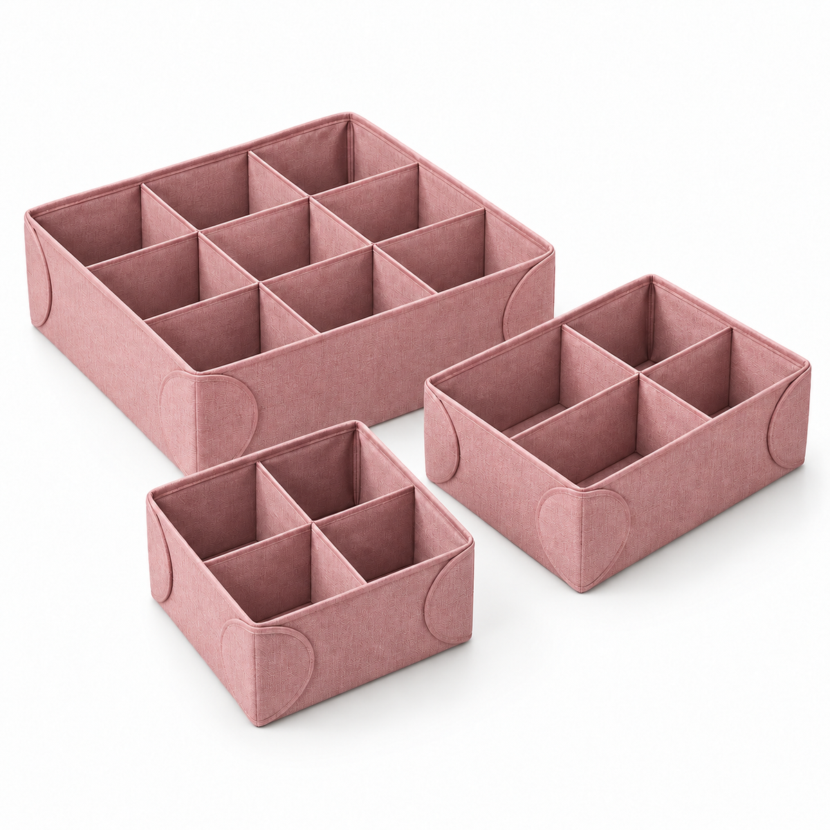 GridFold Fabric Drawer Organizer Set