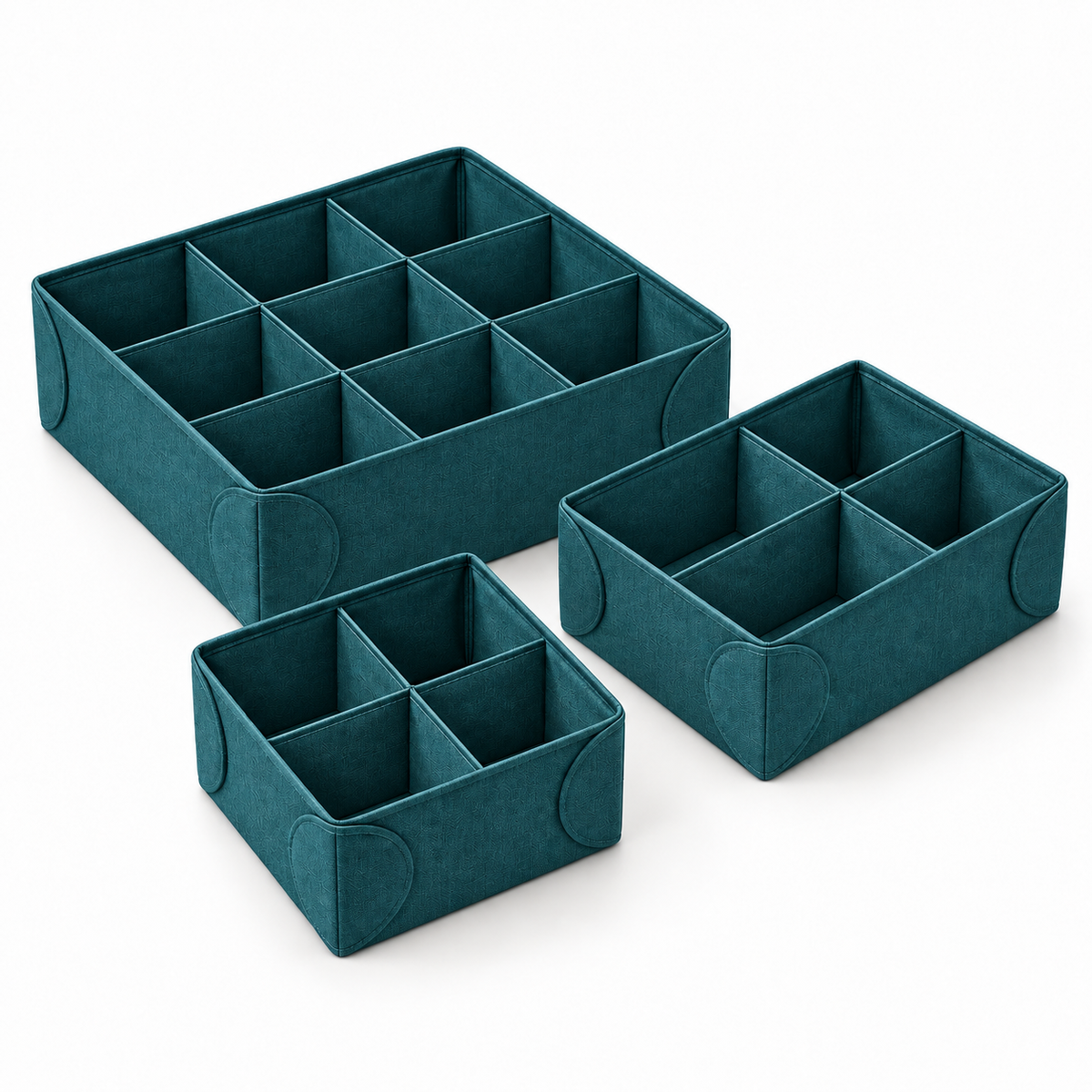 GridFold Fabric Drawer Organizer Set