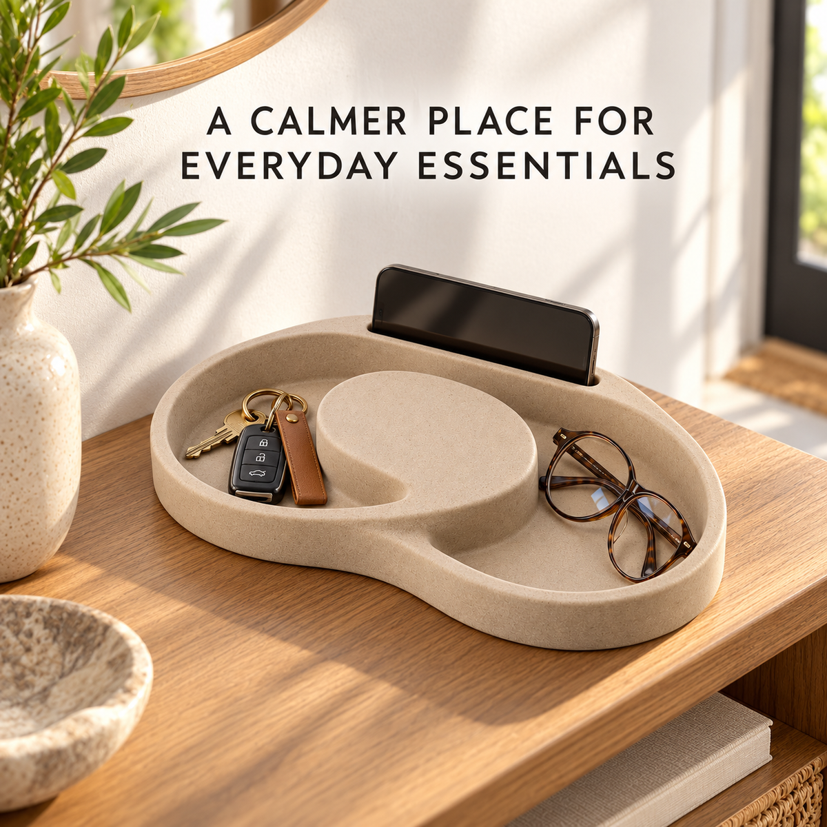 ArcHaven Sculptural Entry Tray