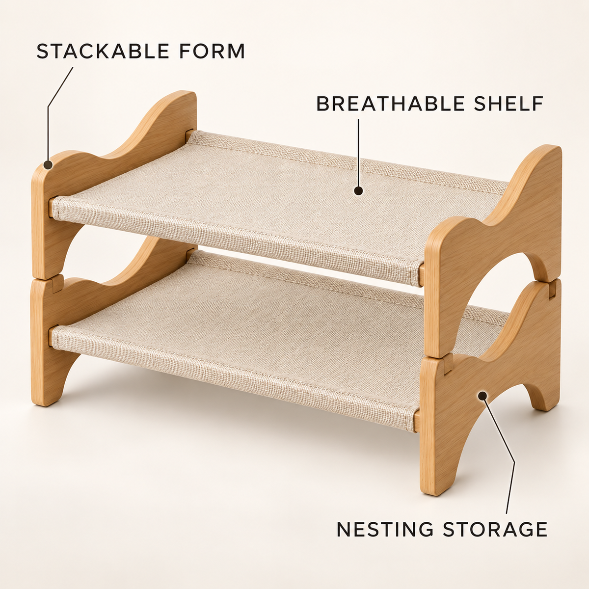StepWeave Stackable Shoe Riser Set