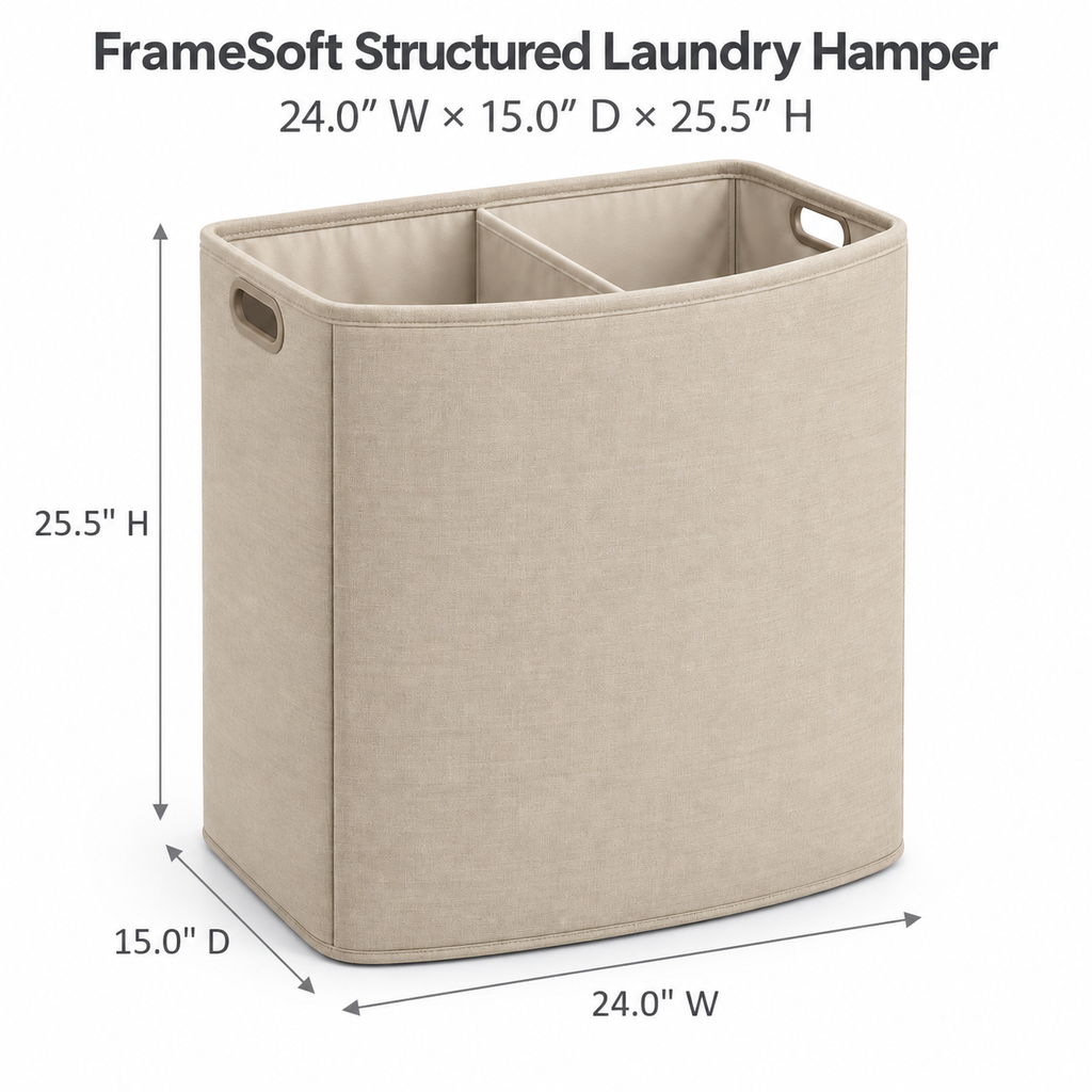 FrameSoft Structured Laundry Hamper