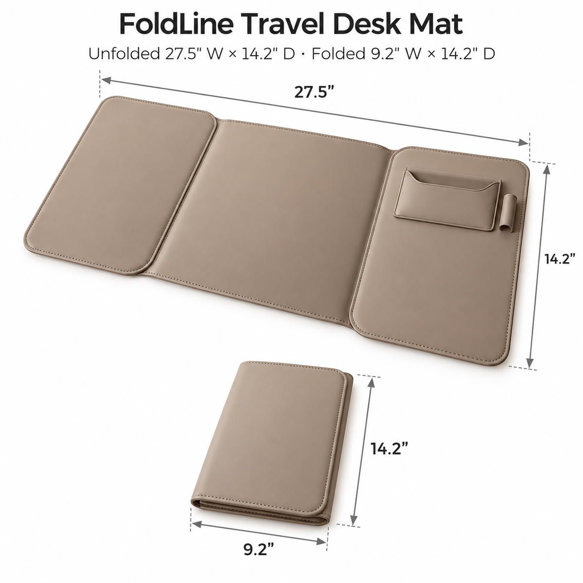 FoldLine Travel Desk Mat