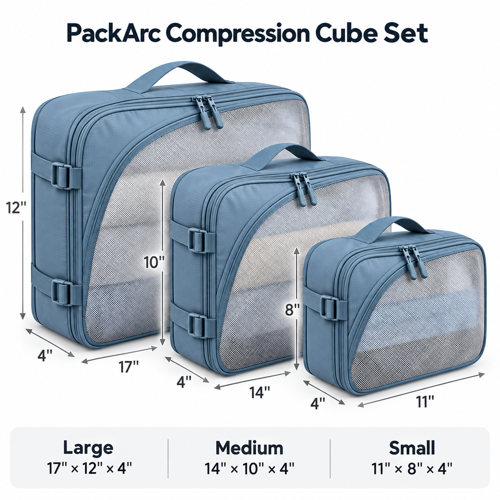 PackArc Compression Cube Set