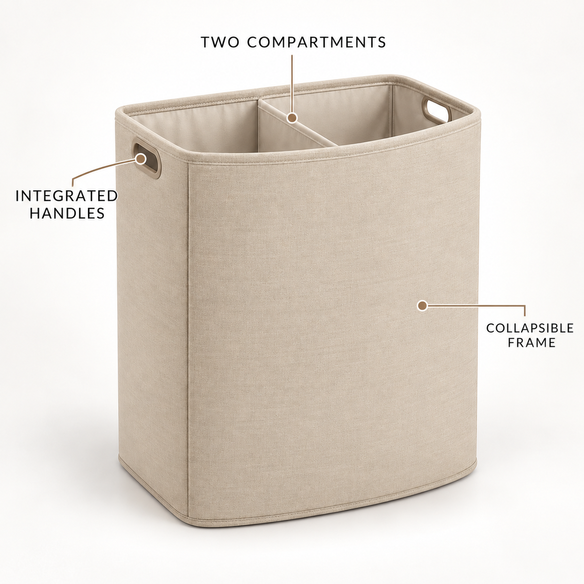 FrameSoft Structured Laundry Hamper