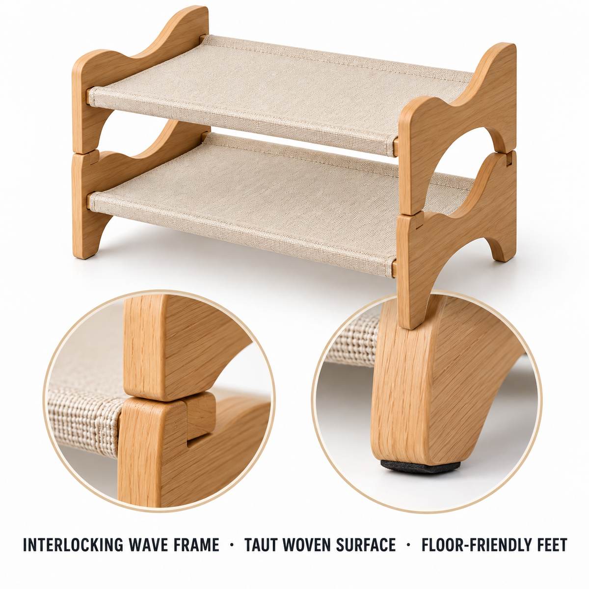 StepWeave Stackable Shoe Riser Set