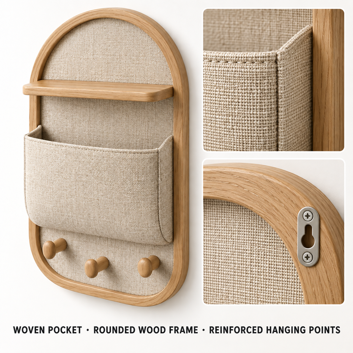 LoopCove Wall Pocket Organizer